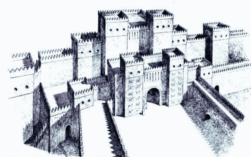 Dibujo Puerta de Ishtar compressor