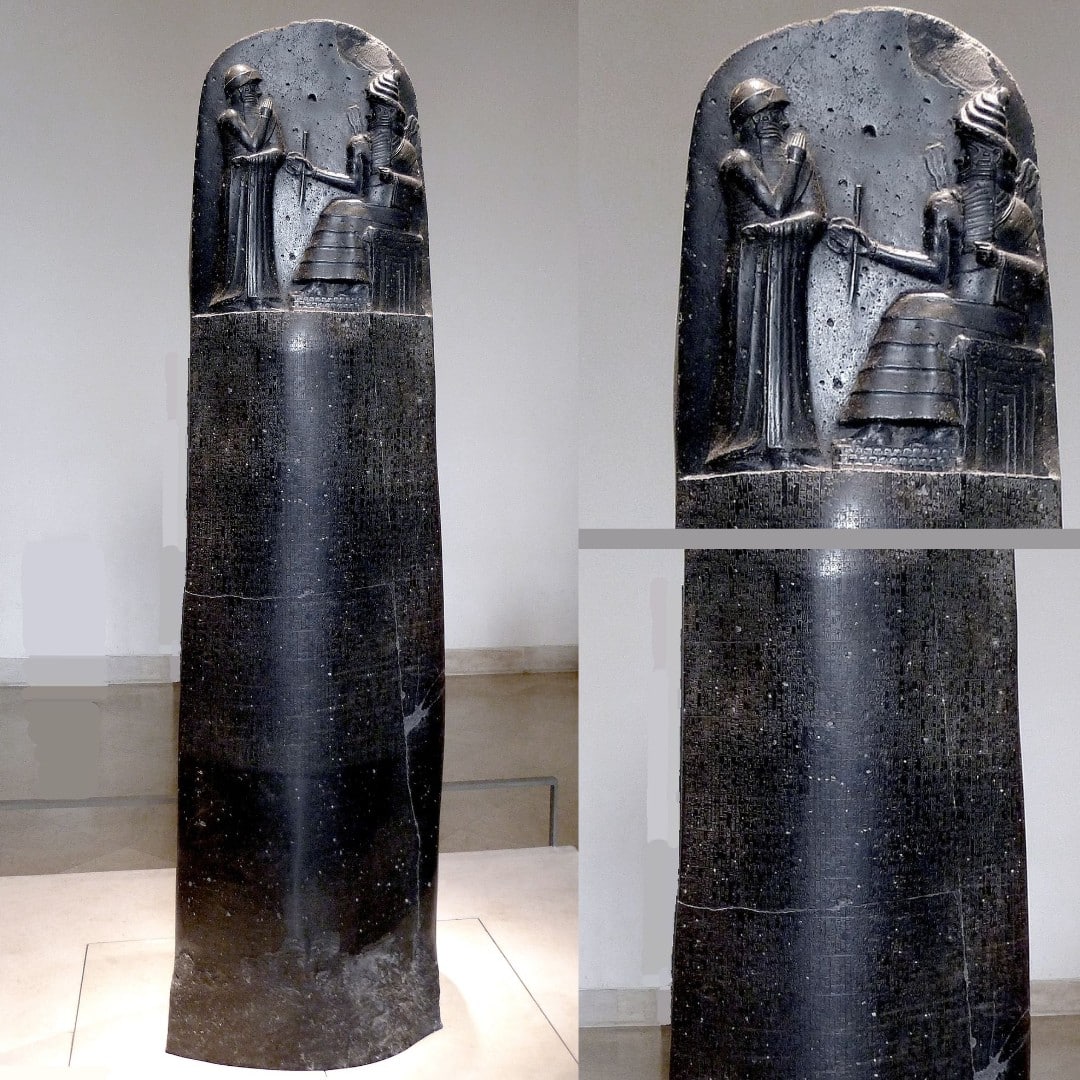 Cómo era la estela del Código de Hammurabi