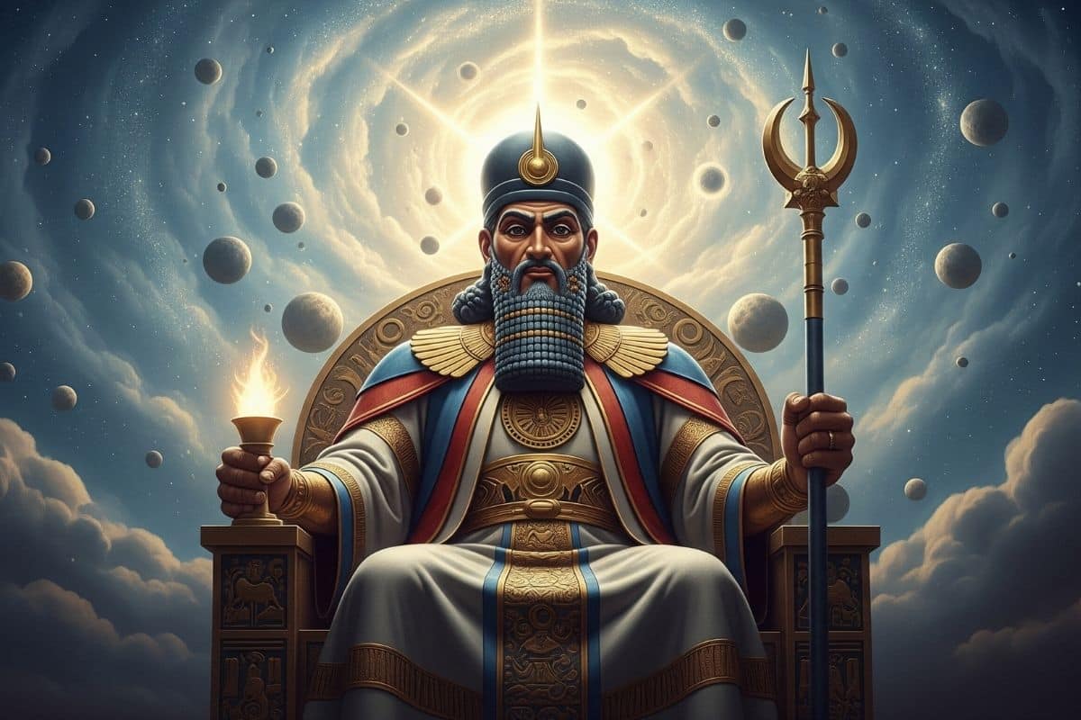 Anu: Dios del cielo y padre de los dioses.