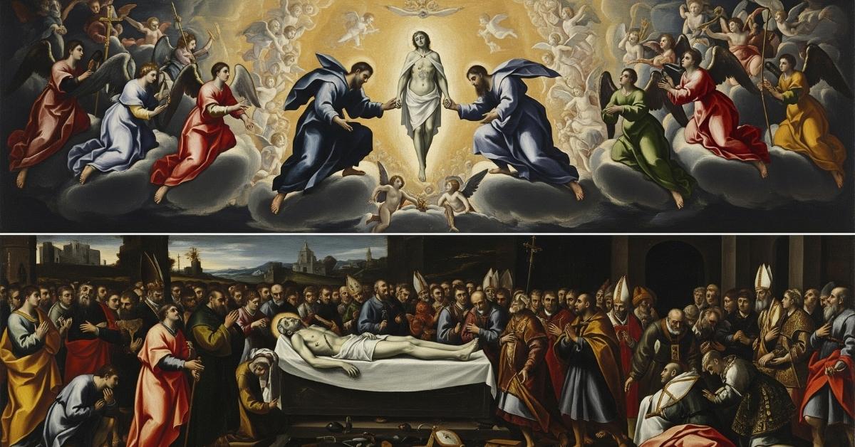 El entierro del Conde de Orgaz: Un diálogo entre lo divino y lo humano