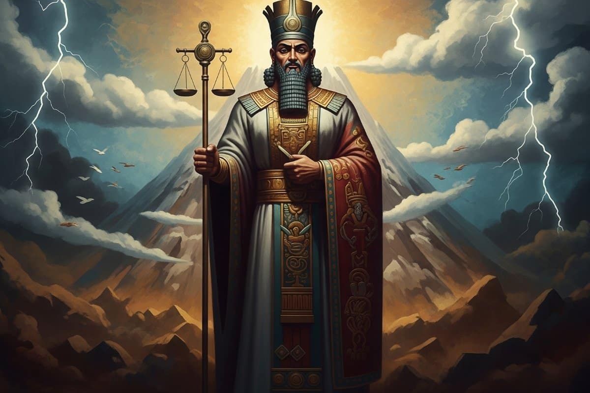 Enlil: Dios del aire, viento y tormentas.